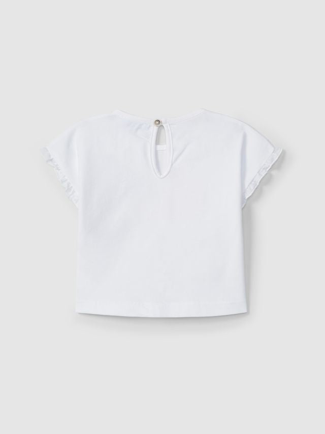 Tshirt flores LARANJINHA