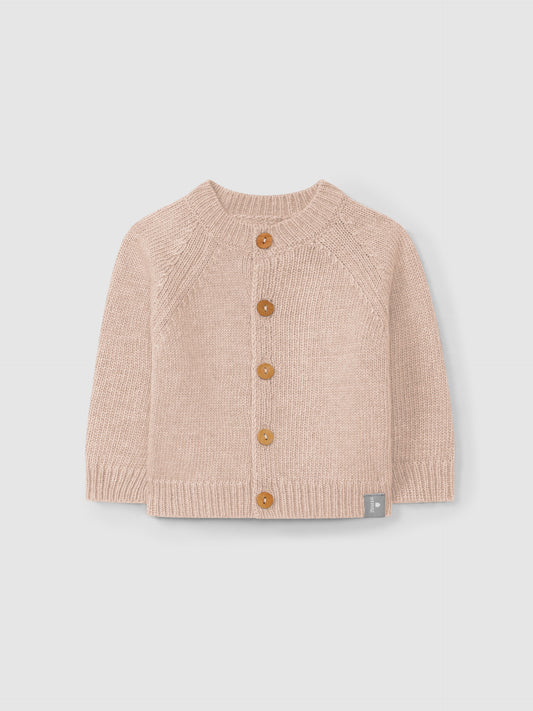 Casaco tricot decote redondo SNUG