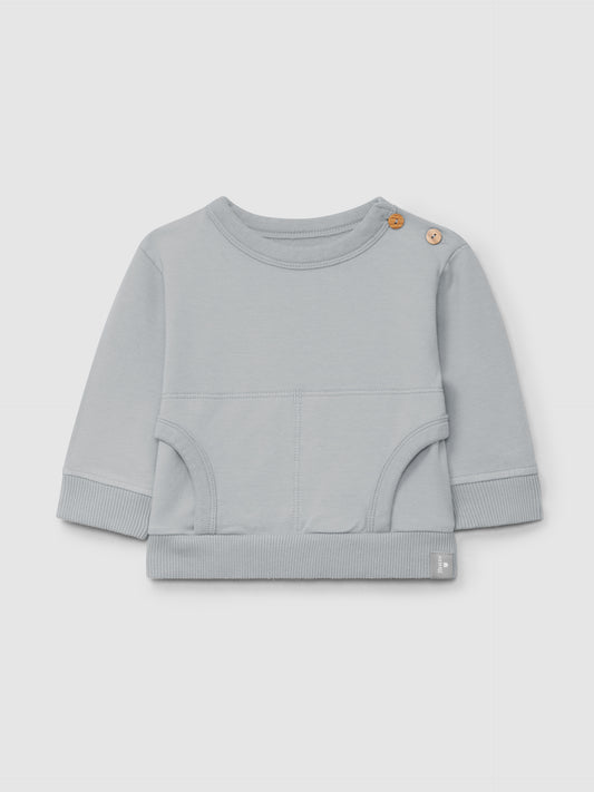 Sweatshirt em felpa com bolsos SNUG