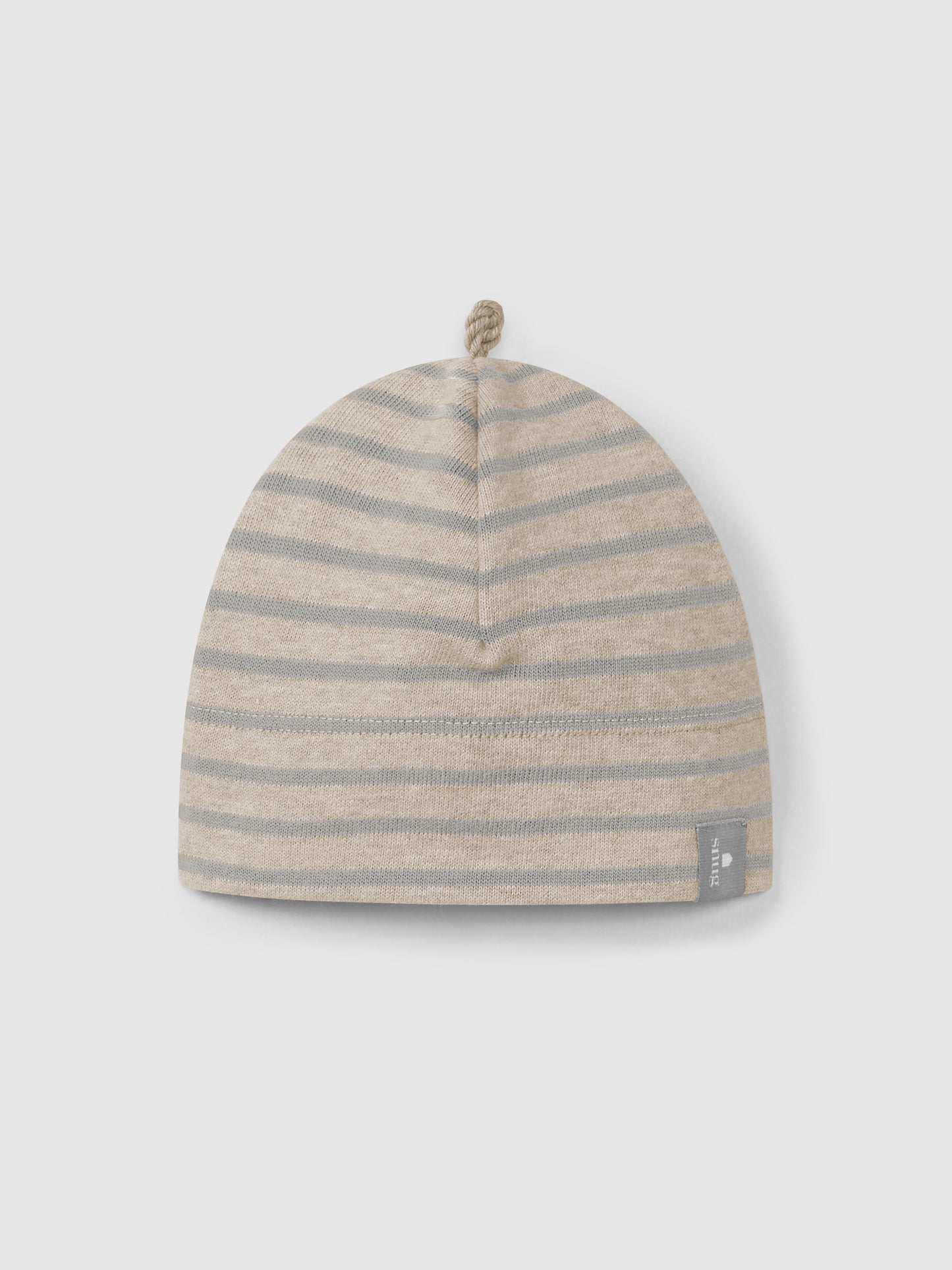 Gorro riscas jersey cardado