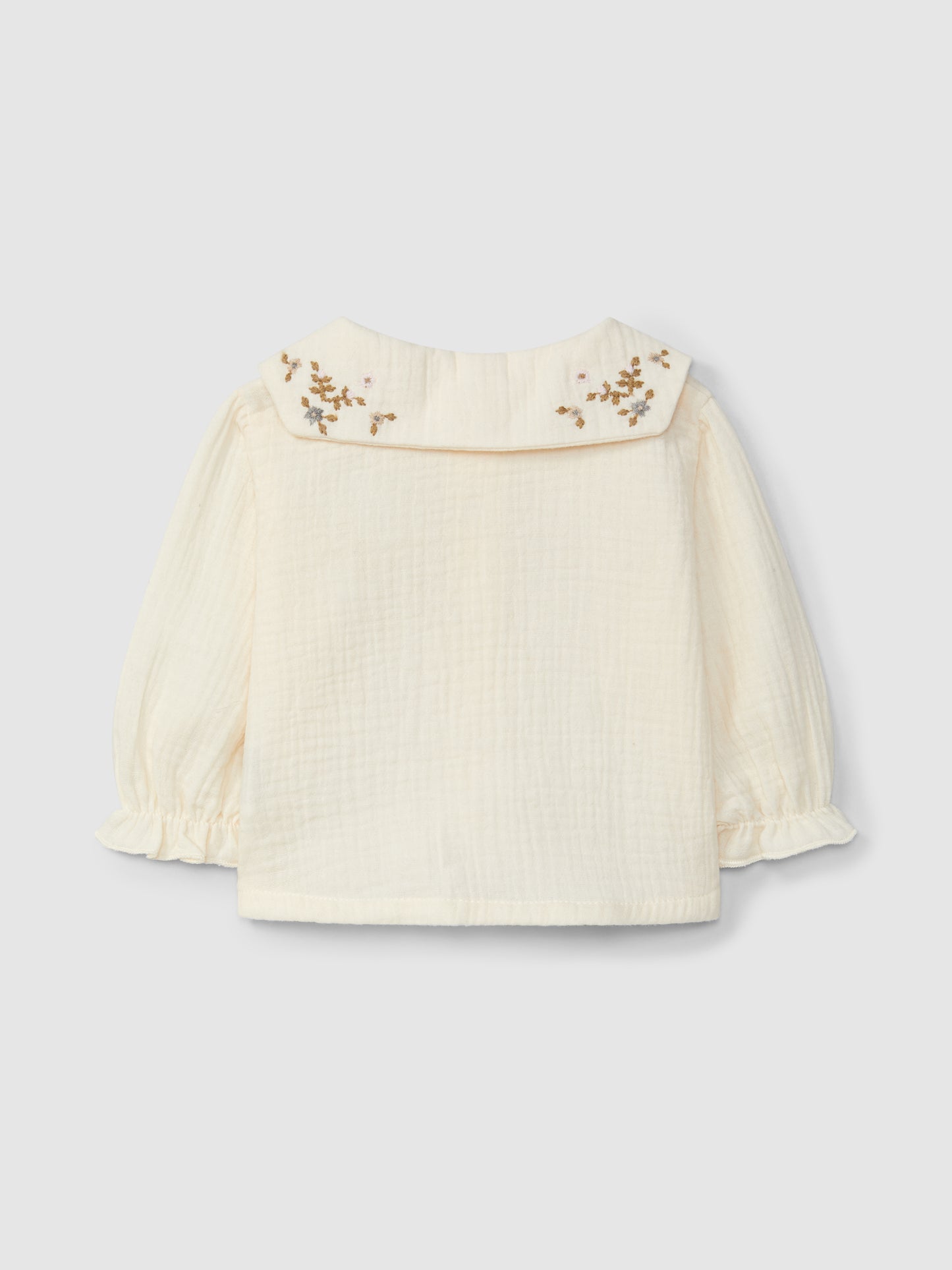 Blusa musseline com gola SNUG