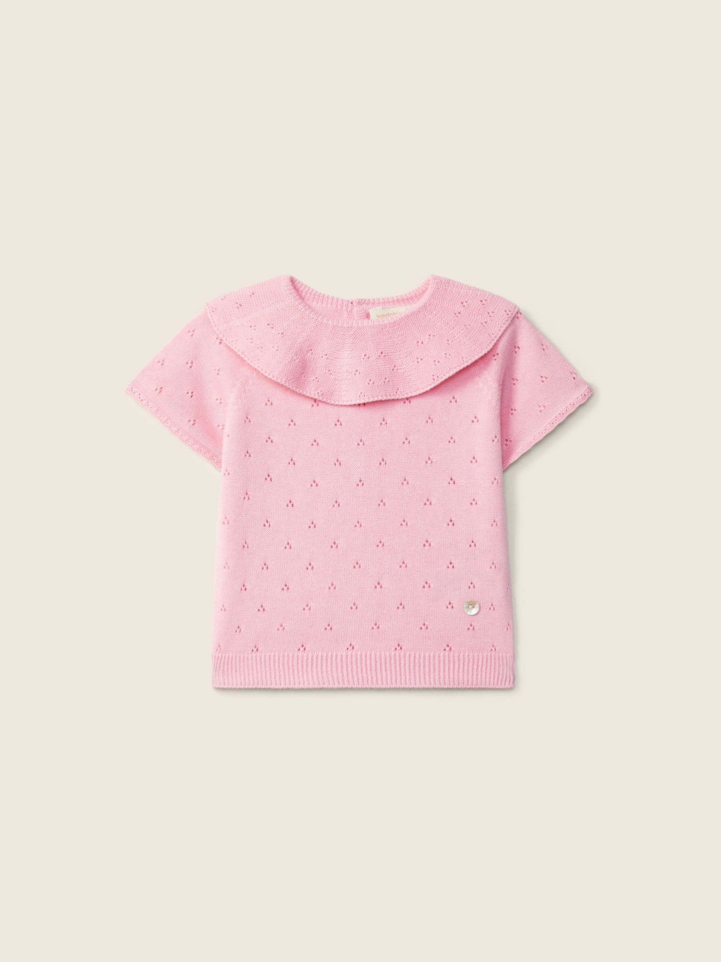 Camisola manga curta tricot - THE MOST WONDERFUL COLORS WEDOBLE