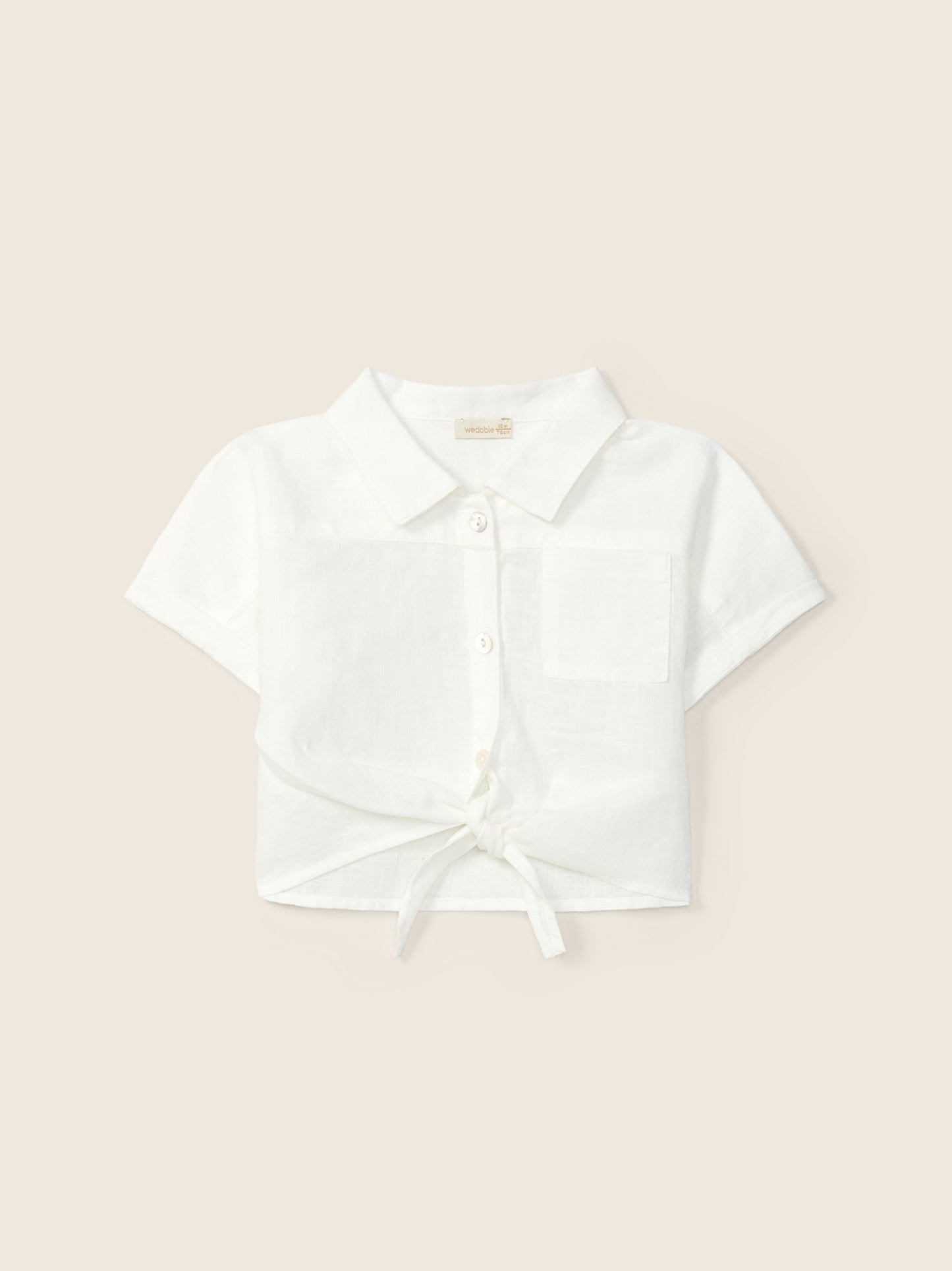 Blusa em linho -  MY FAVOURITE GIRL WEDOBLE