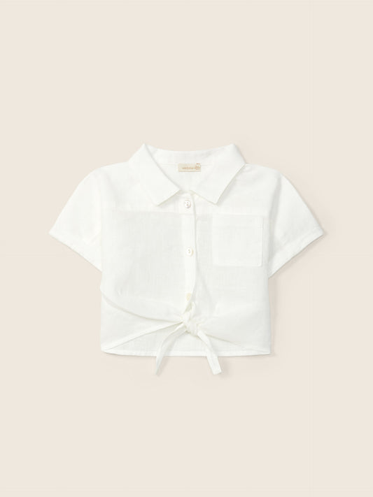 Blusa em linho -  MY FAVOURITE GIRL WEDOBLE