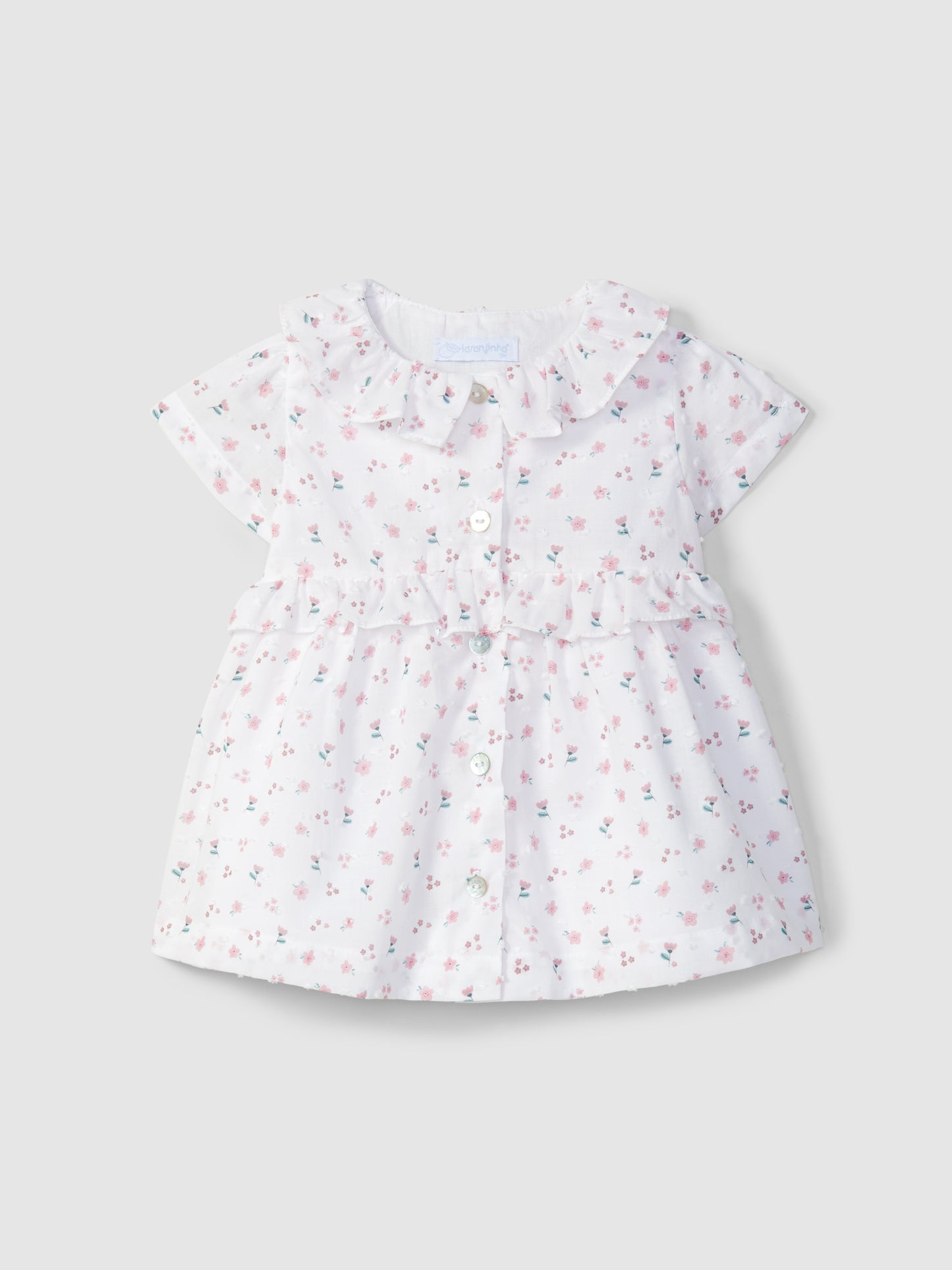 Vestido estampado floral LARANJINHA
