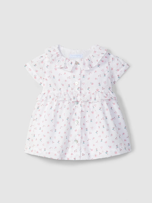 Vestido estampado floral LARANJINHA