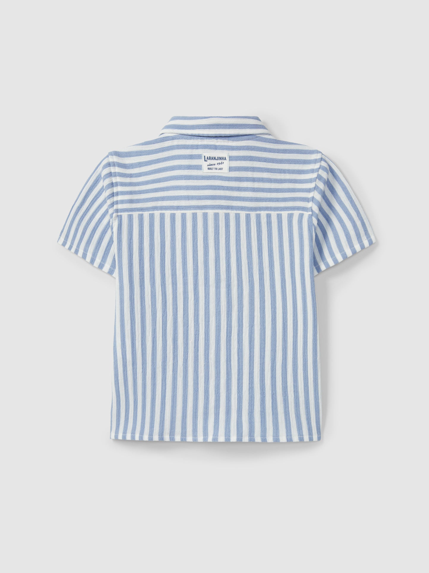 Camisa riscas LARANJINHA