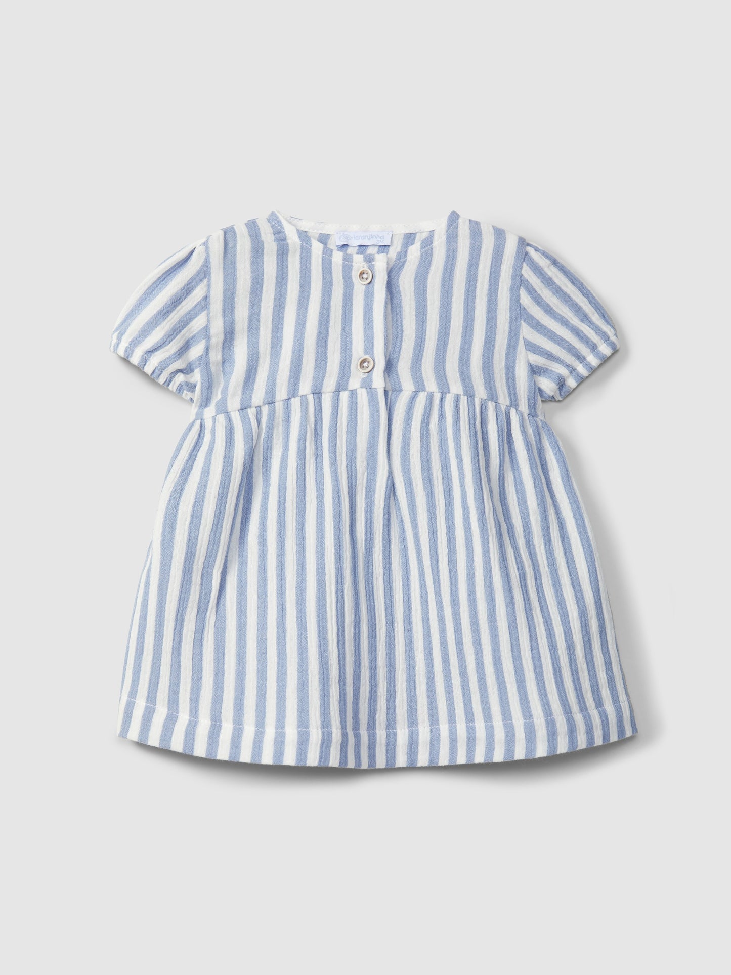 Vestido riscas LARANJINHA