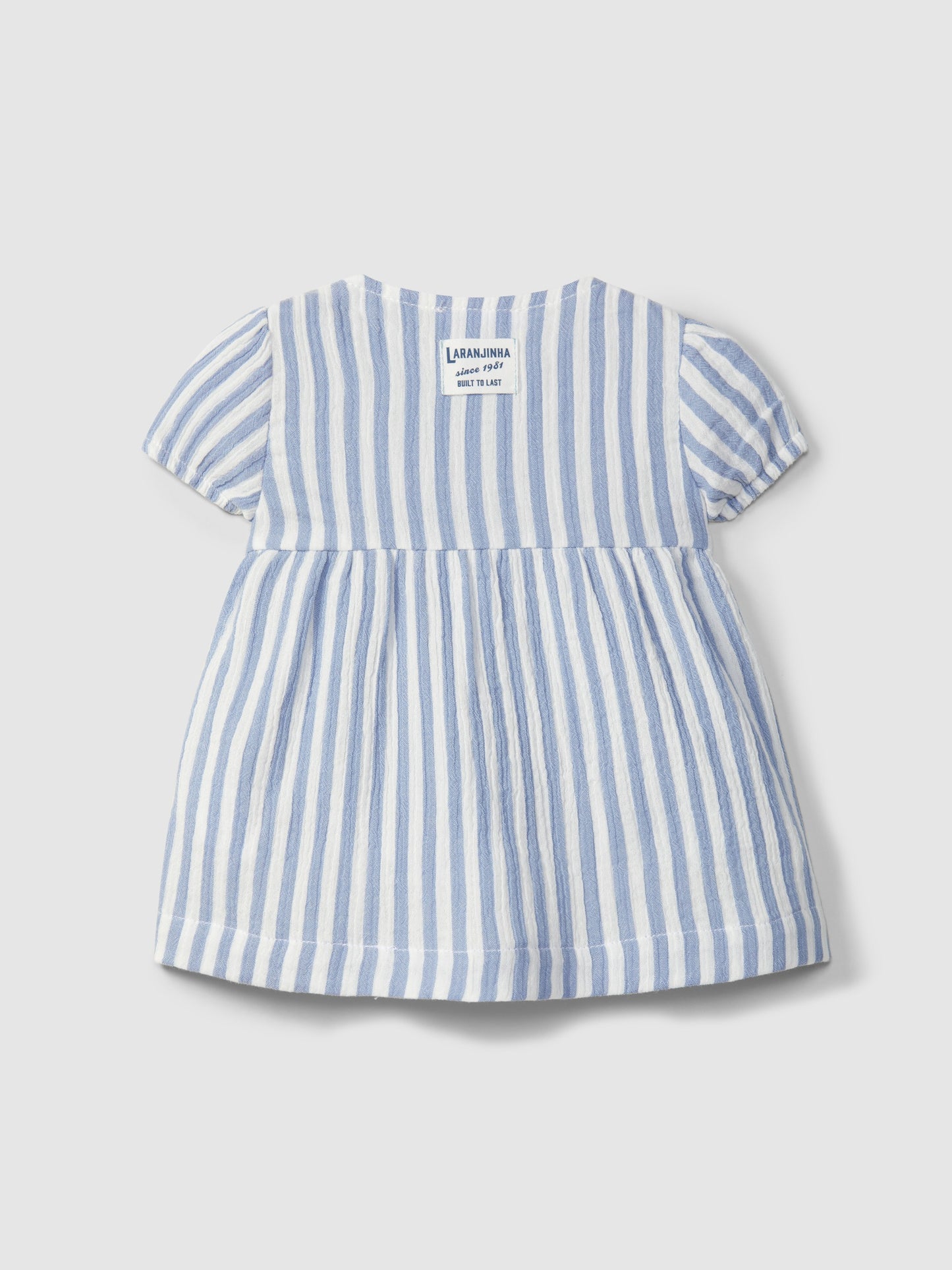 Vestido riscas LARANJINHA