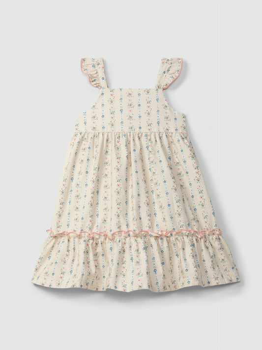Vestido estampado floral LARANJINHA