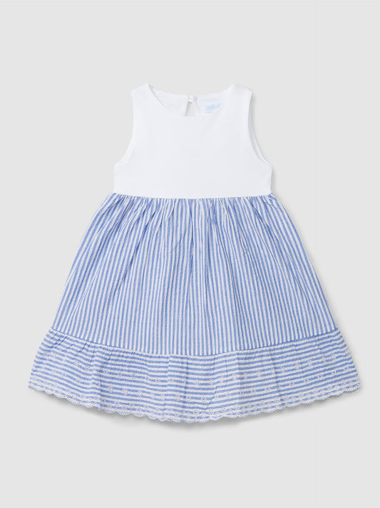 Vestido riscas LARANJINHA